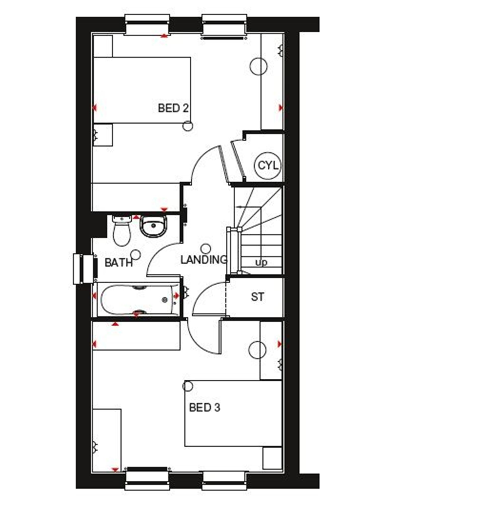 Barratt Homes Barwick Floor Plan