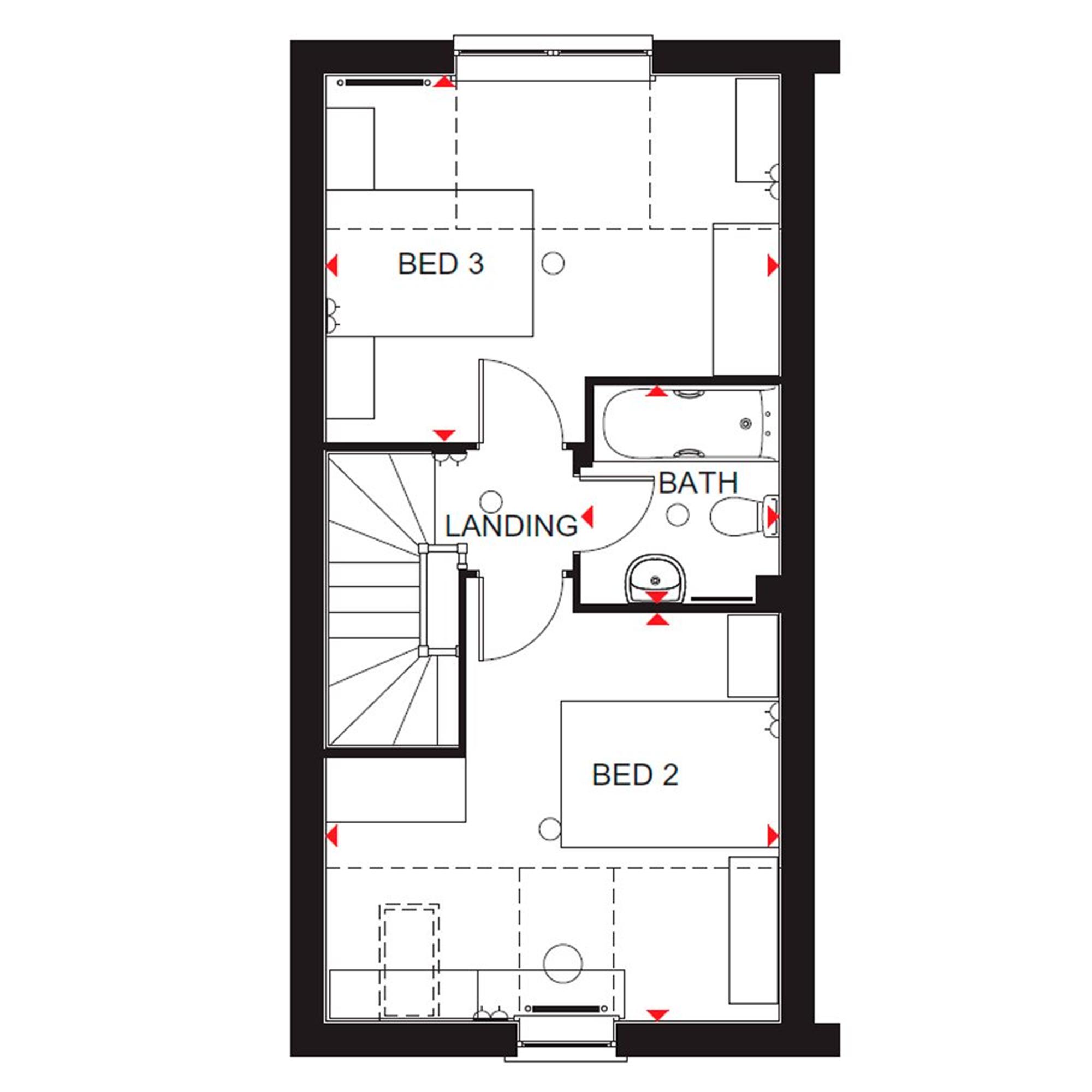 Barratt Homes Barwick Floor Plan