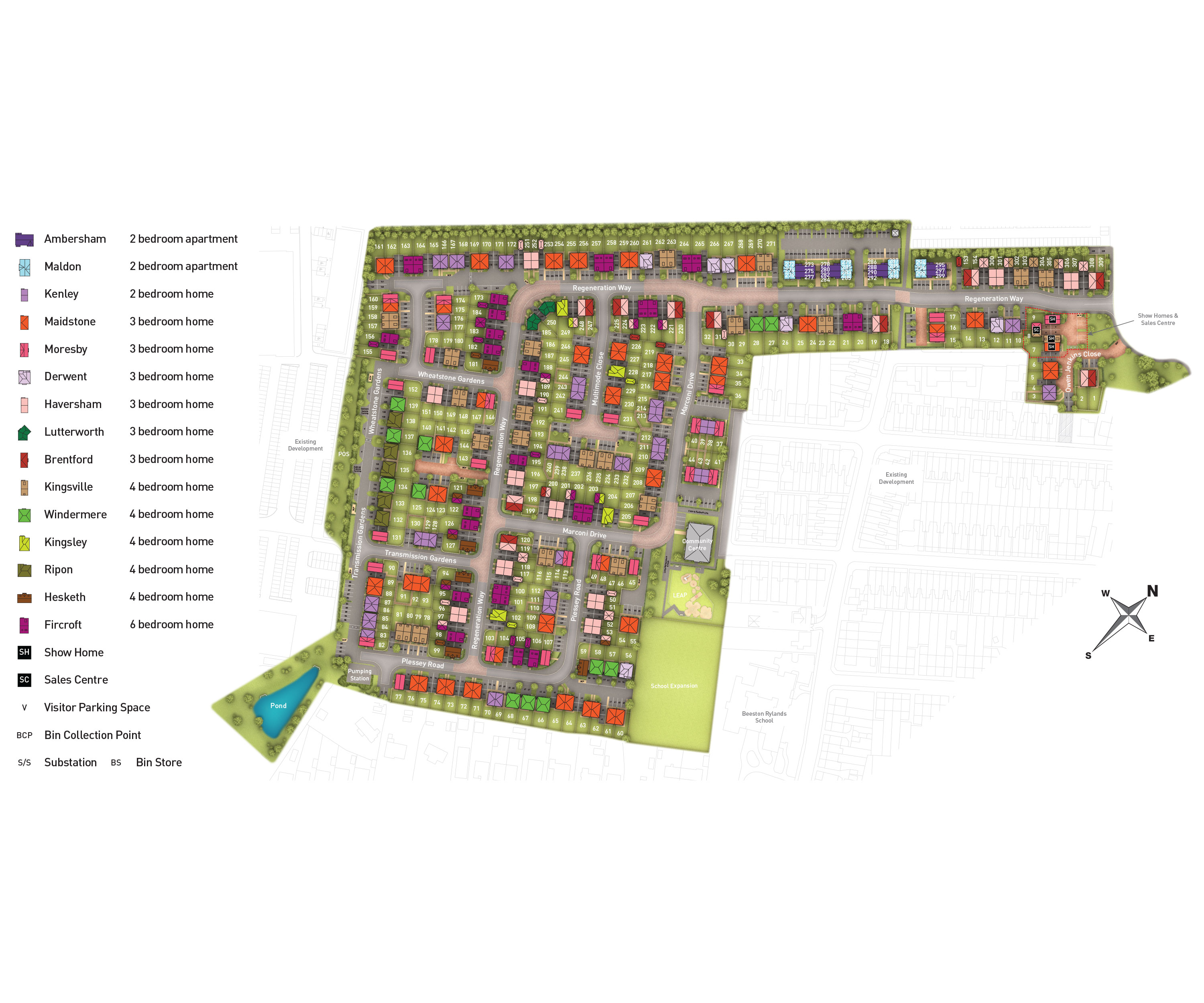 Beeston Quarter in Beeston is built by Barratt Homes