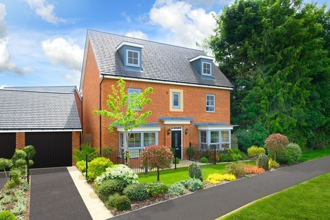 External view of the three storey Warwick Show Home