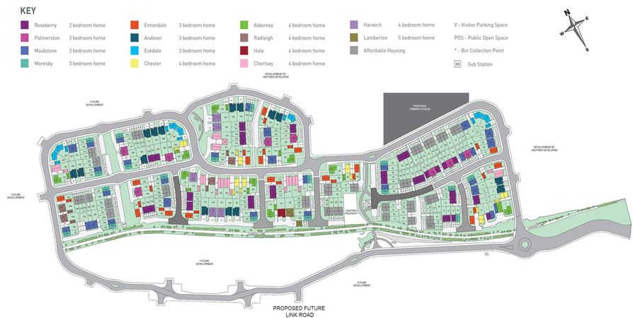 Dunstall Park in Tamworth, Houses by Barratt Homes