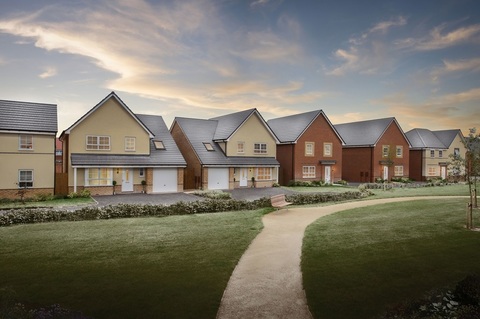 External view of our 4 bed Chertsey and Harwich homes