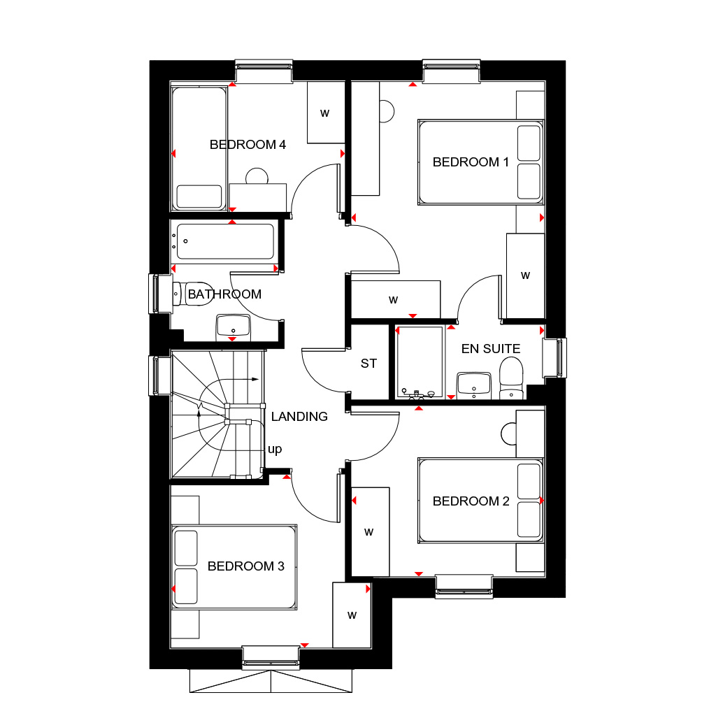Detached House in Highgrove at Wynyard Park, Wolviston by Barratt Homes