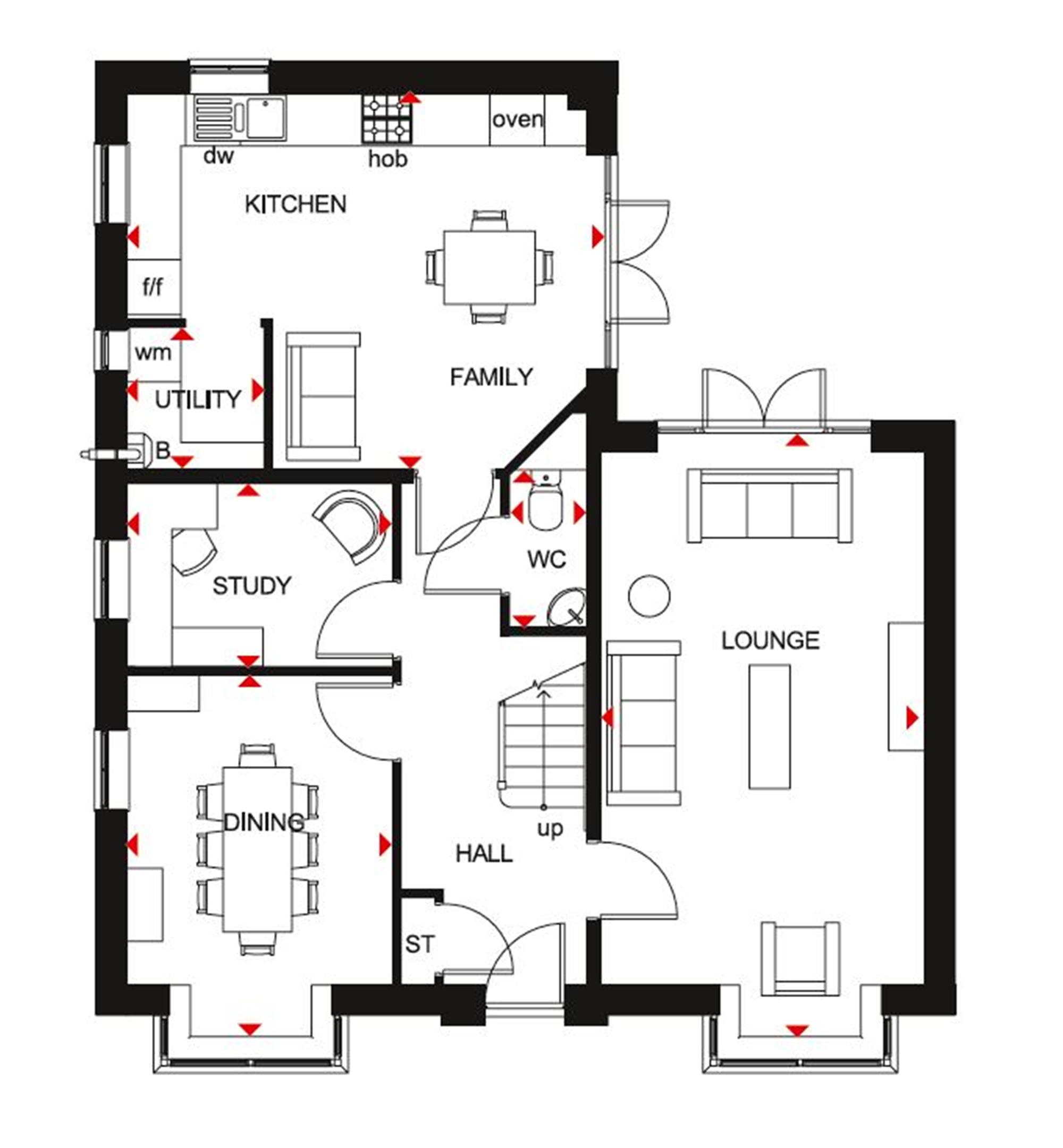 Barratt Homes Hythe Floor Plan