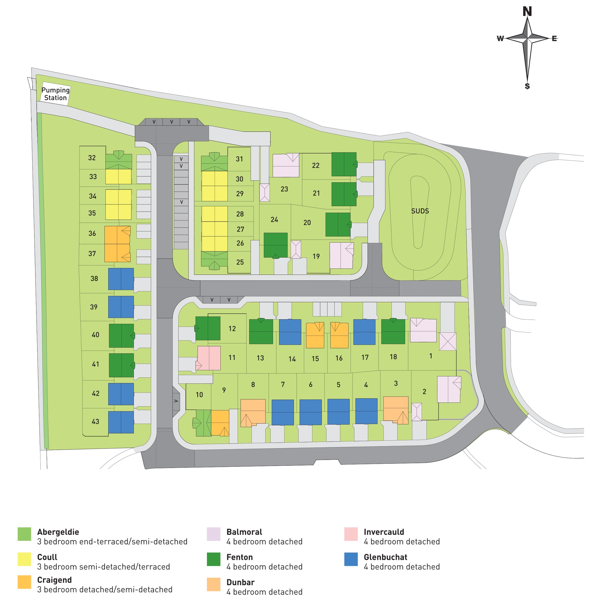 Huntingtower in Almondbank, Houses by Barratt Homes