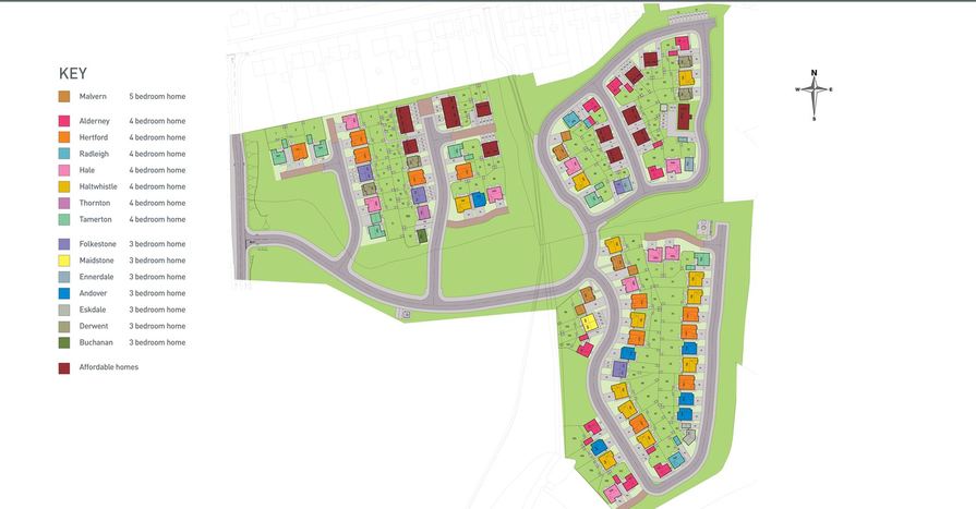 Midshires Meadow in Whaley Bridge is built by Barratt Homes