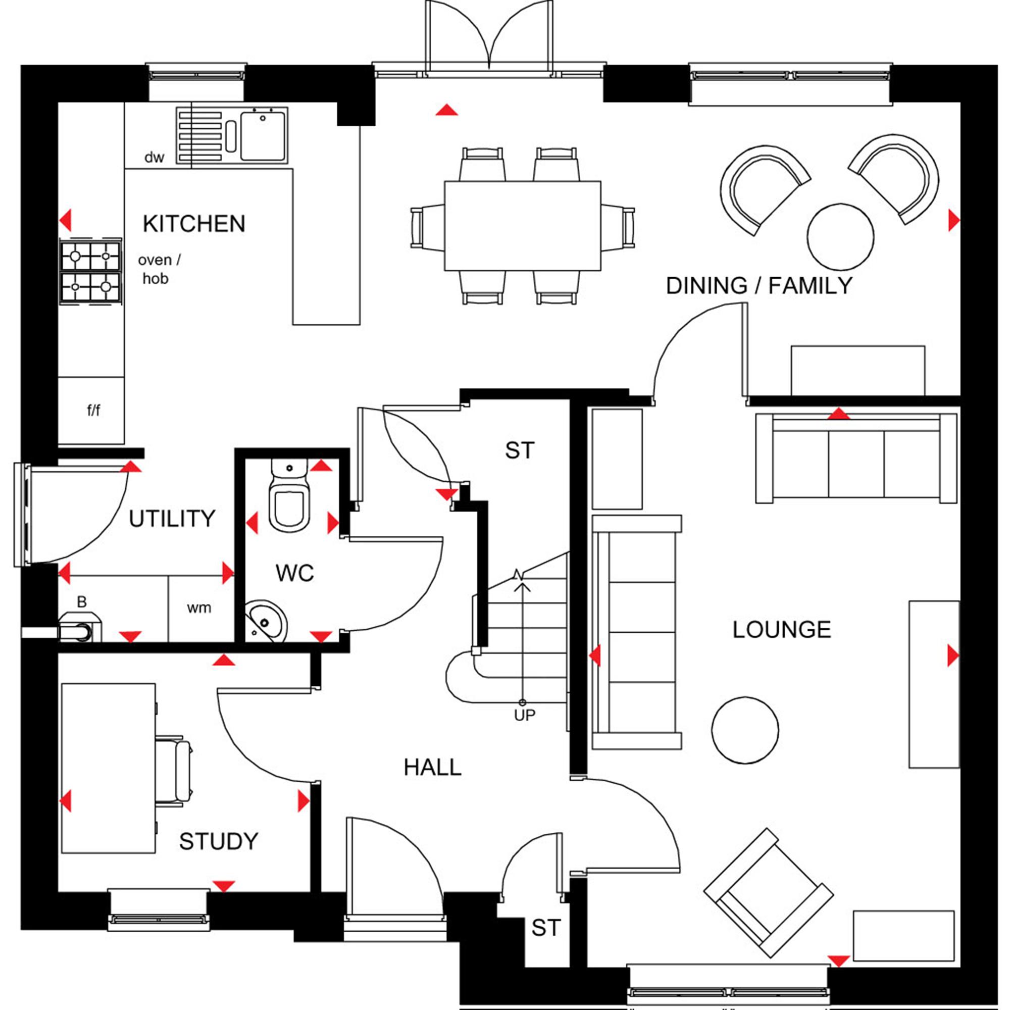 Barratt Homes Rochester Floor Plan