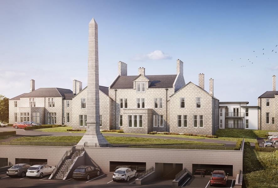 Westburn Gardens, Cornhill in Aberdeen is built by Barratt Homes