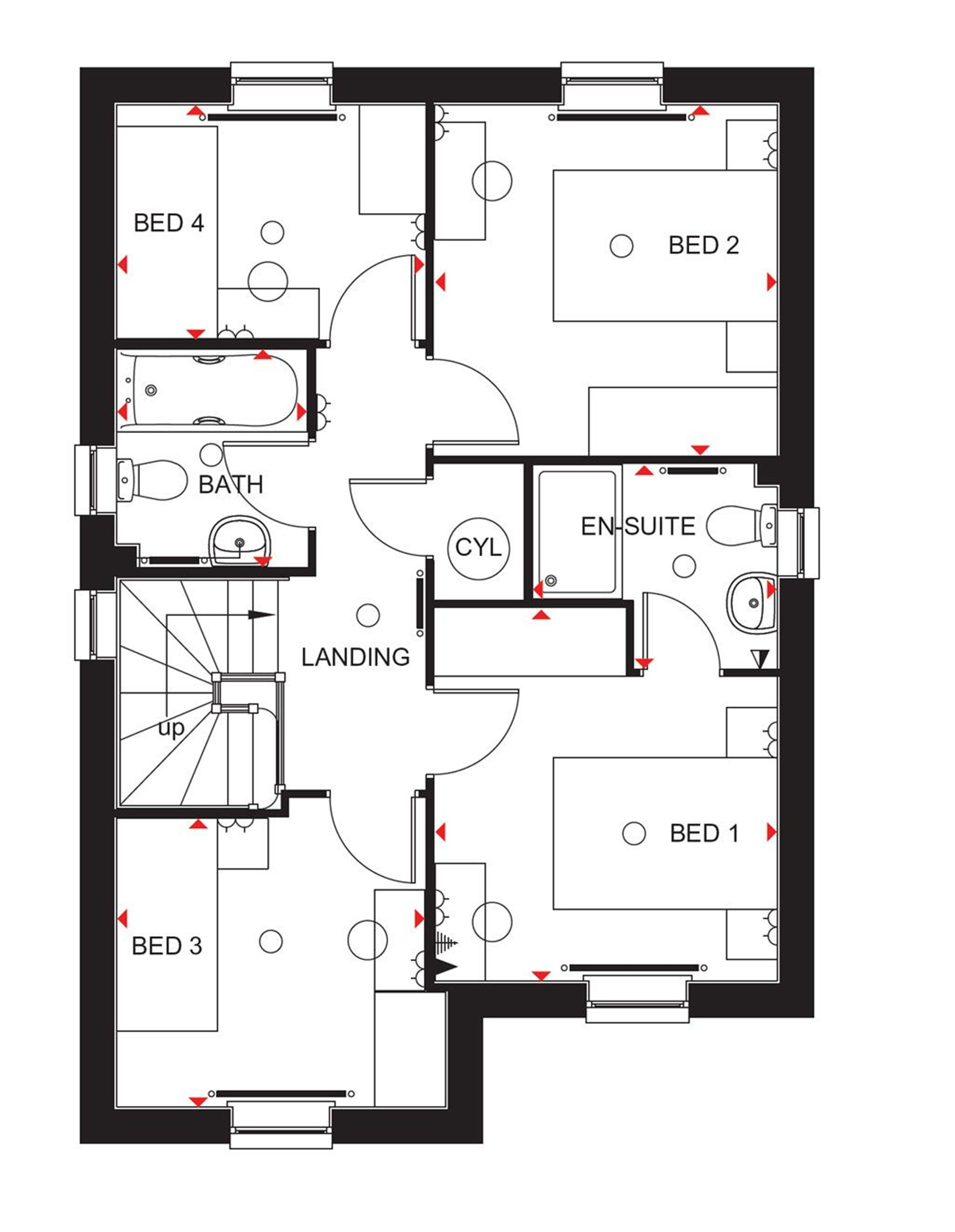 Barratt Homes Helmsley Floor Plan