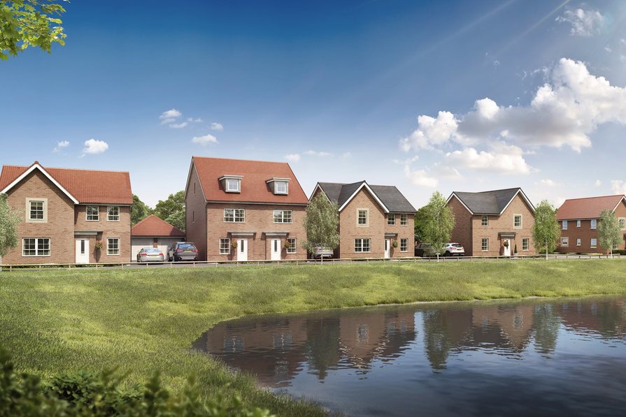 Barratt Homes in Wigston, Leicestershire