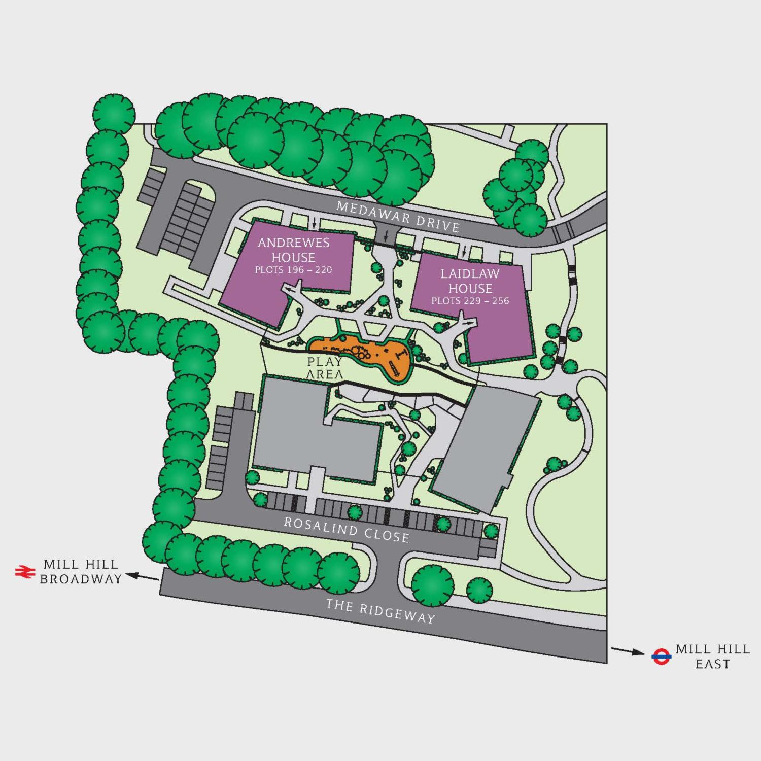 Ridgeway Views in Mill Hill is built by Barratt London