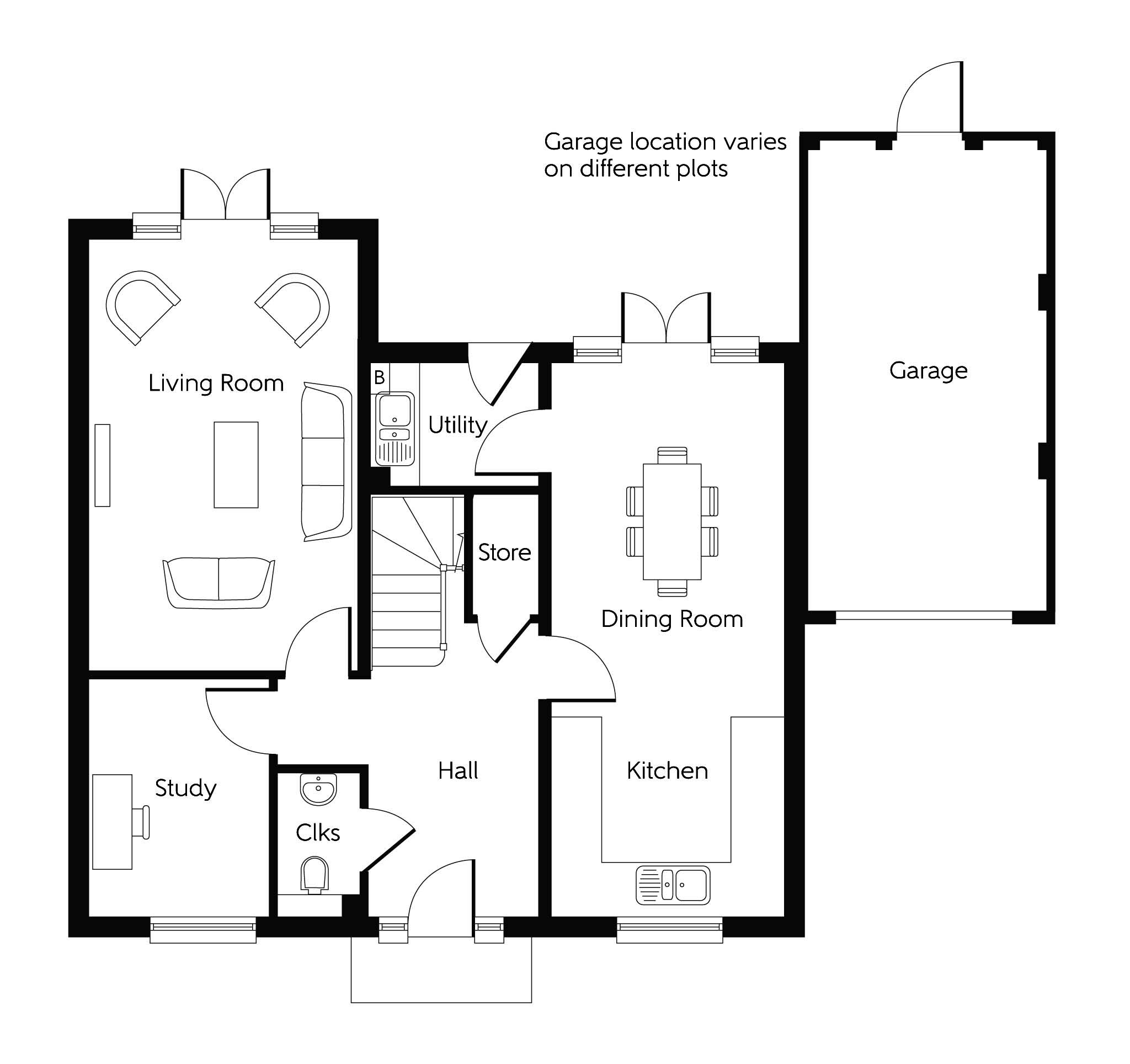 Detached House The Maple for £434,995 with 4 bedrooms