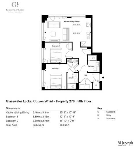 2 bedroom apartment for sale