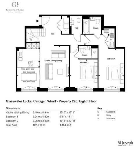 2 bedroom apartment for sale