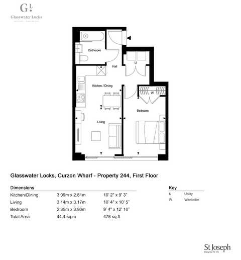 1 bedroom apartment for sale