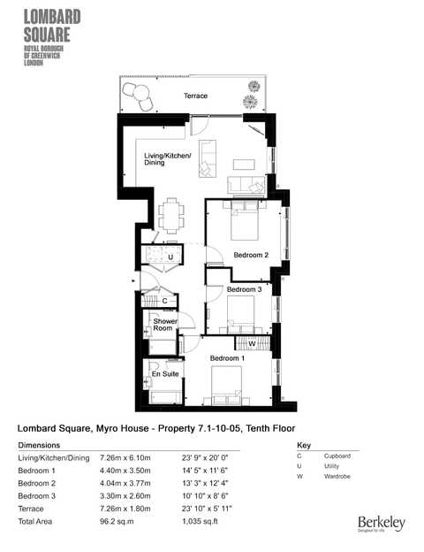 3 bedroom apartment for sale