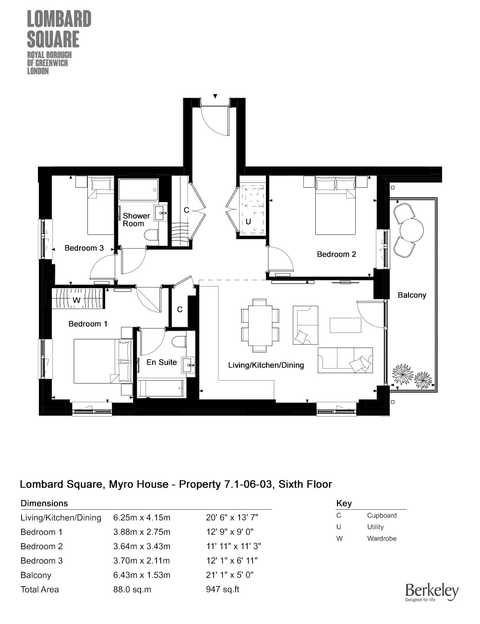 3 bedroom apartment for sale