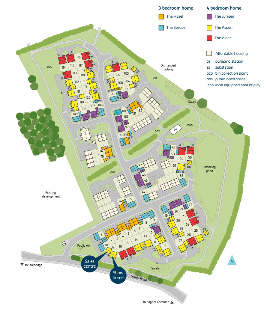 Blackmore Meadows in Stalbridge is built by Bovis Homes
