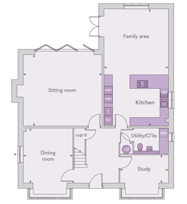 5 bedroom in Heyford Park, Detached House (Plot The Ascot).