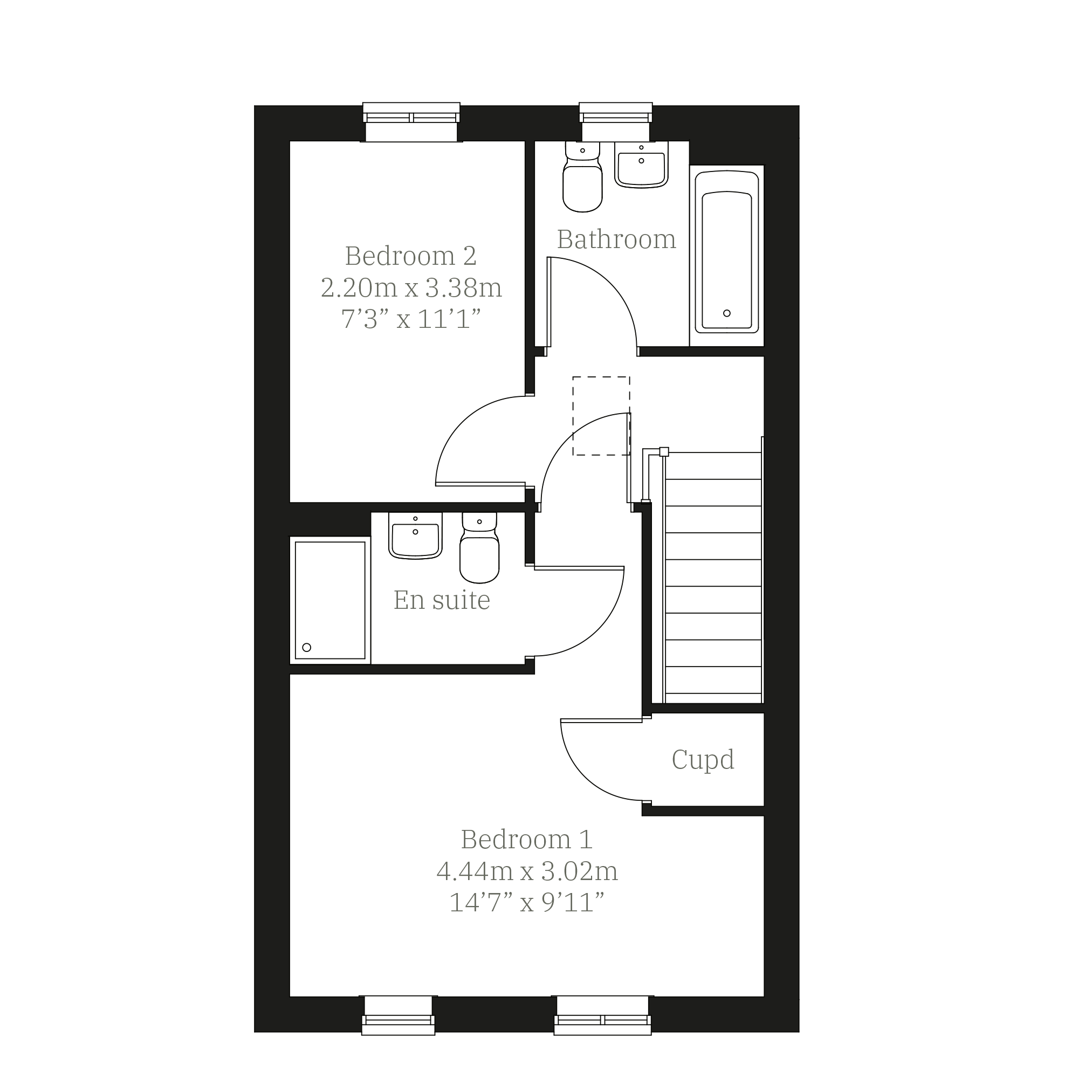 2 Bed Semi Detached House, Charles Church @ Haywood Village in Locking ...