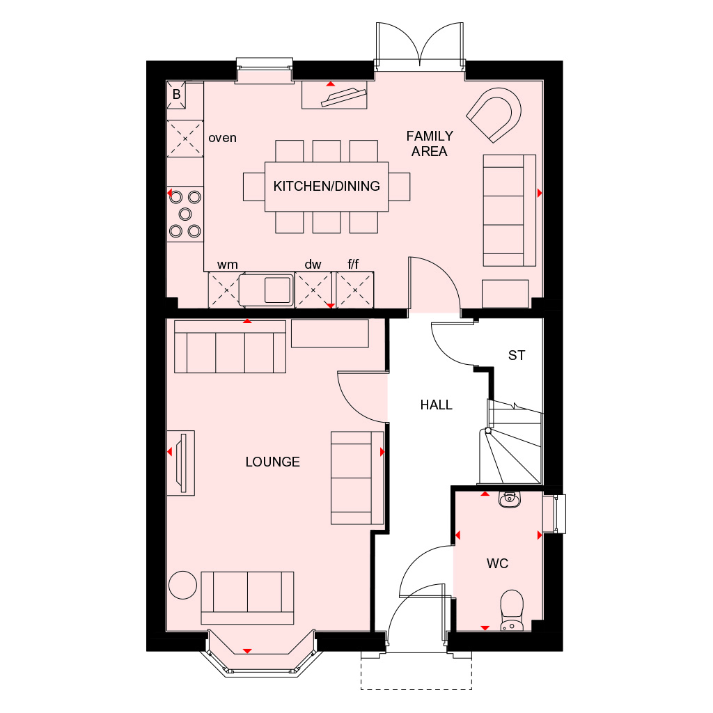 4 Bedroom House in Bertone Gardens at Hanwood Park New Development in