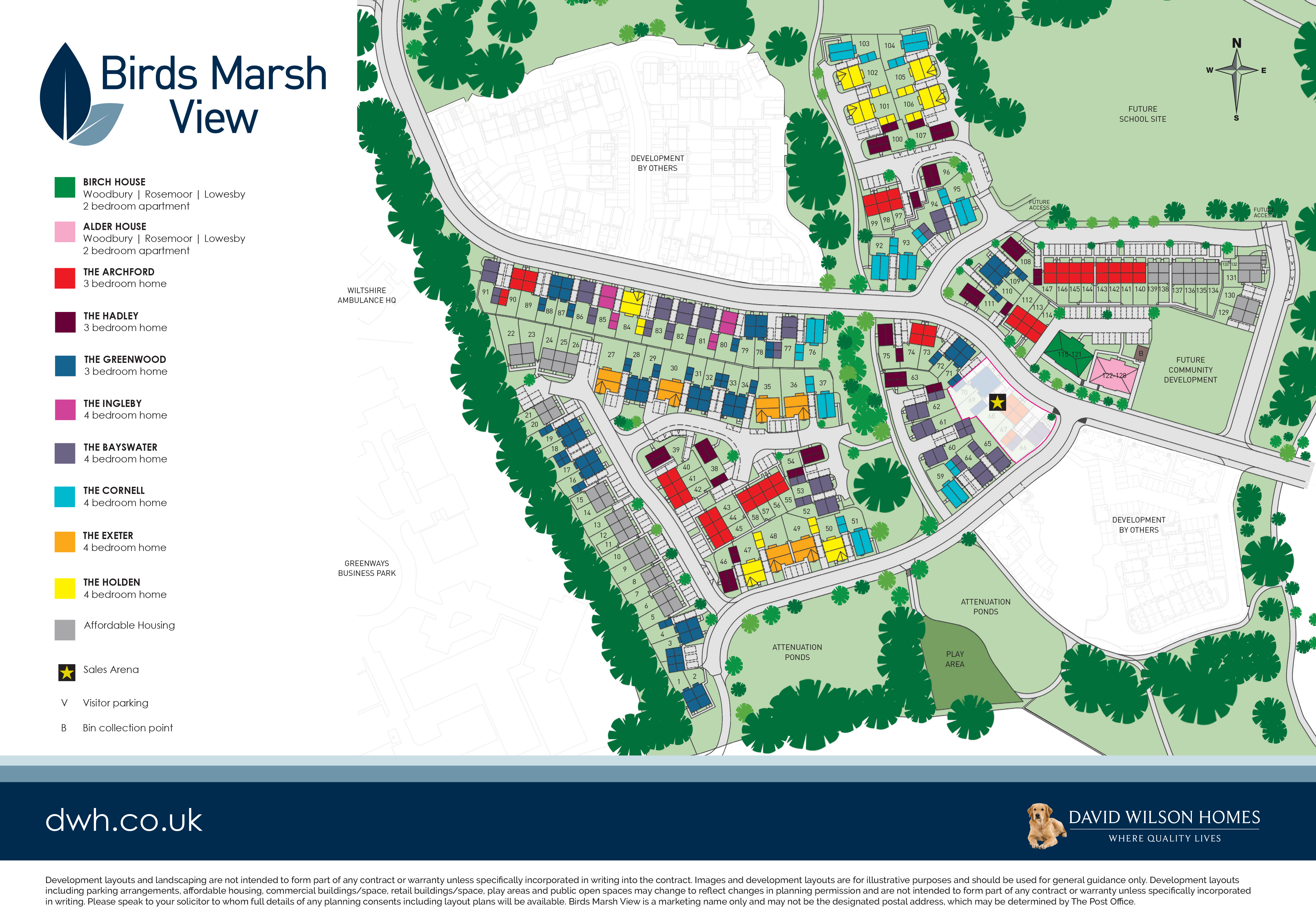 Birds Marsh View, Chippenham in Chippenham is built by David Wilson Homes