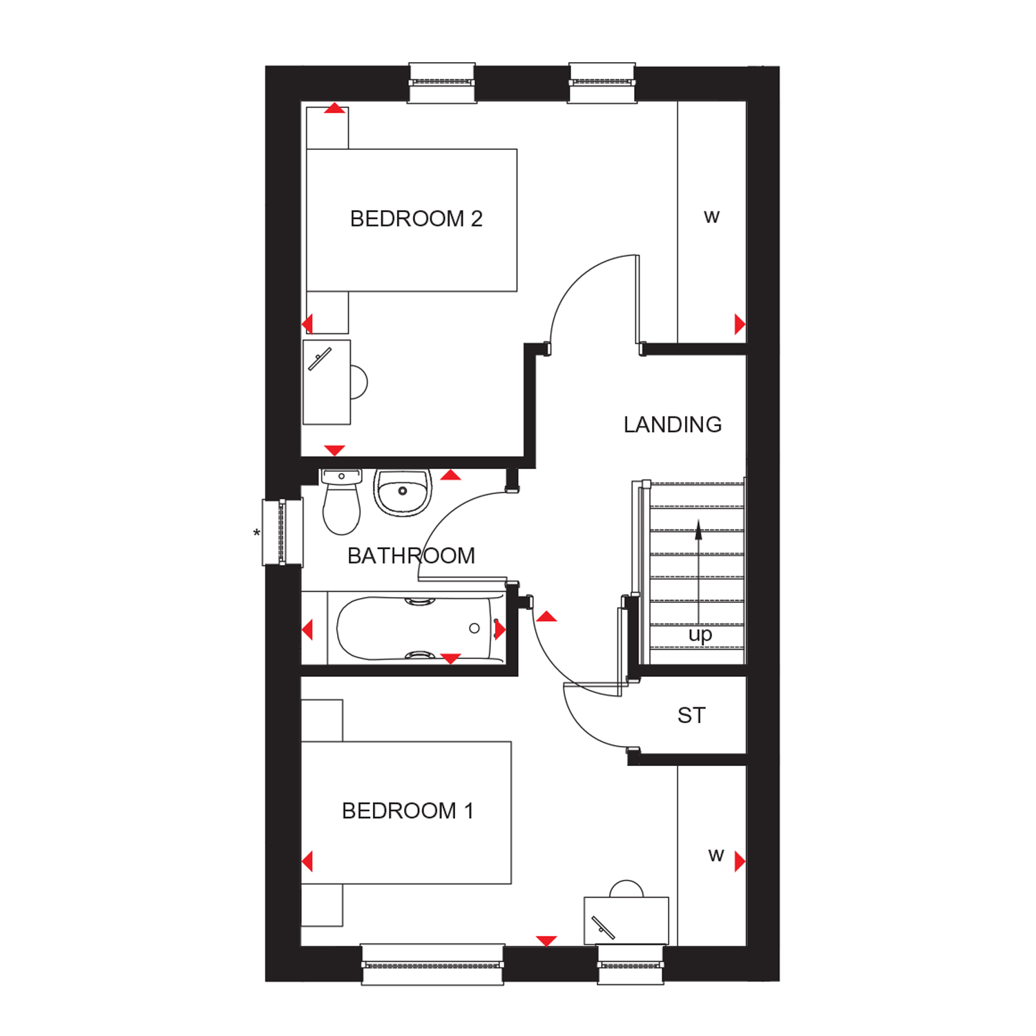 End Terraced House in Cammo Meadows, Davidson's Mains by David Wilson
