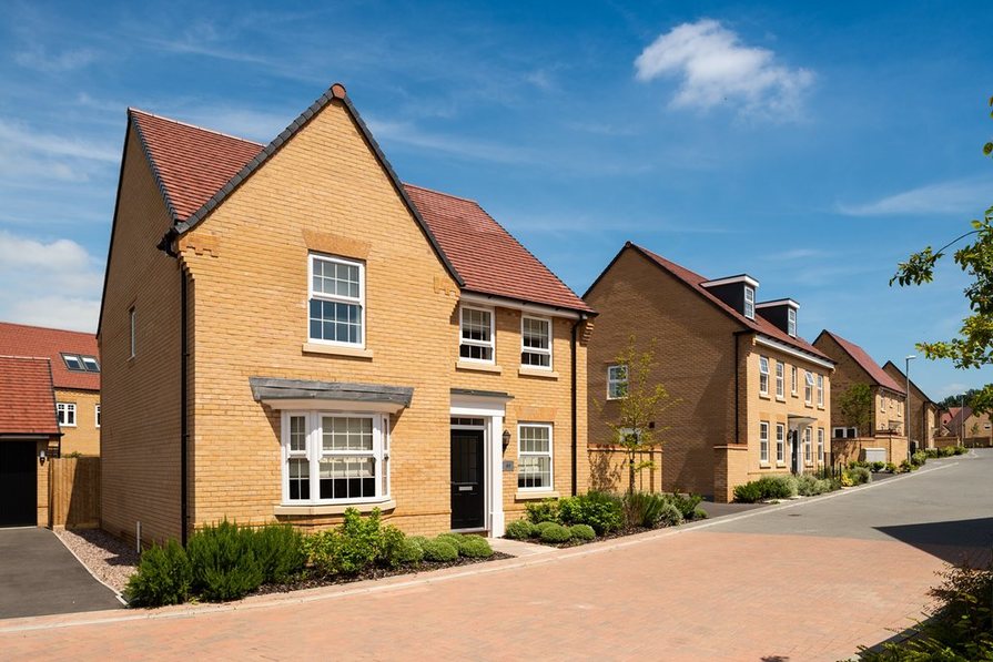 David Wilson Marston Fields in Marston Moretaine, Houses by David
