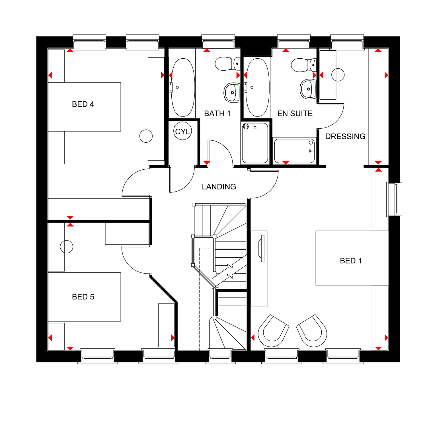 5 Bedroom Property, DWH at Romans Quarter in Bottesford by David Wilson