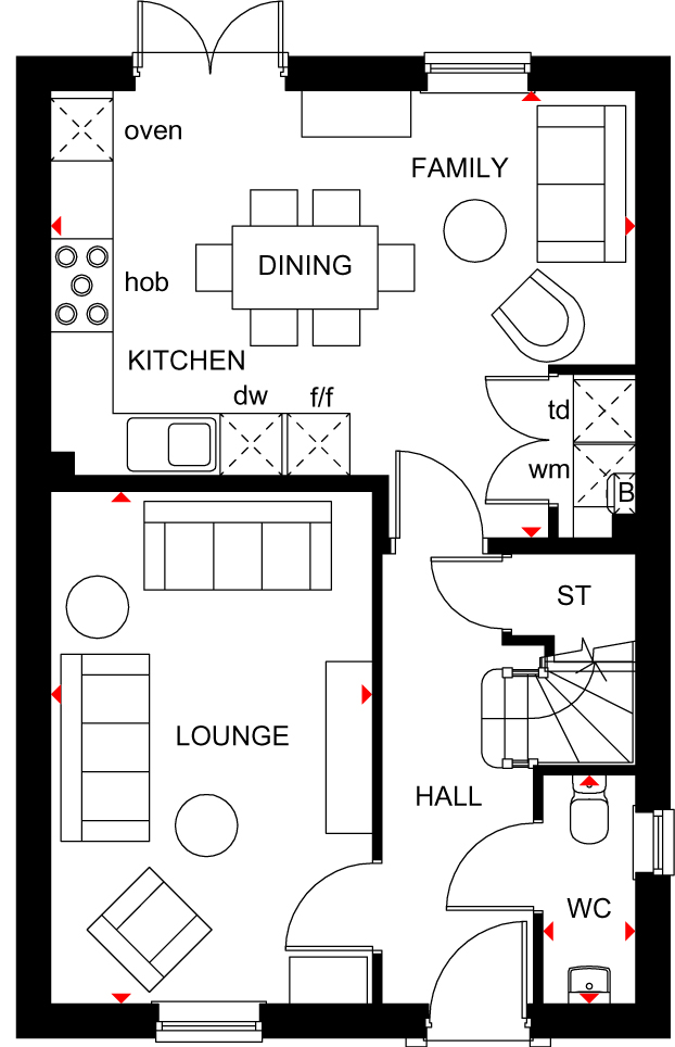 4 Bedroom House in DWH Clipstone Park New Development in Leighton