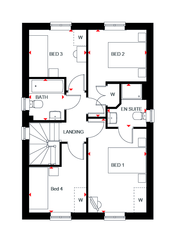 4 Bedroom Home in Ecclesden Park by David Wilson Homes (H815080)