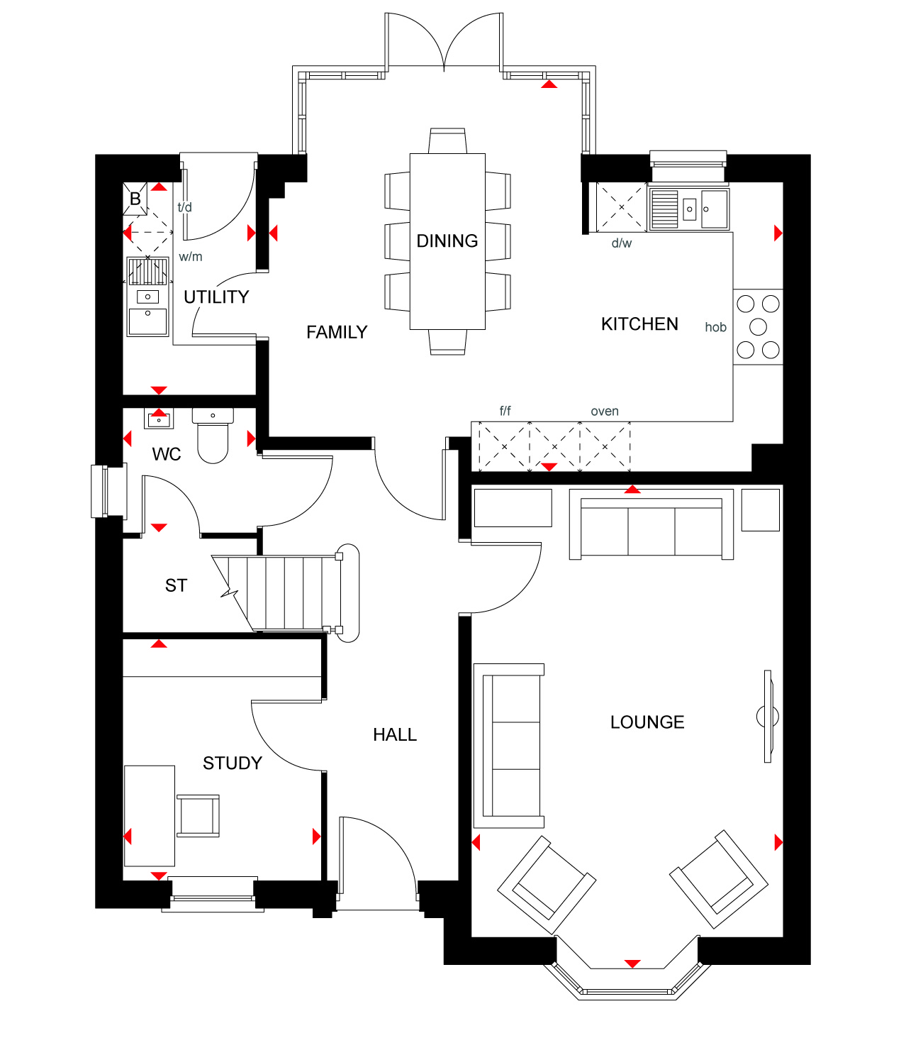 4 Bedroom Property Ersham Park In Hailsham By David Wilson Homes H8541100