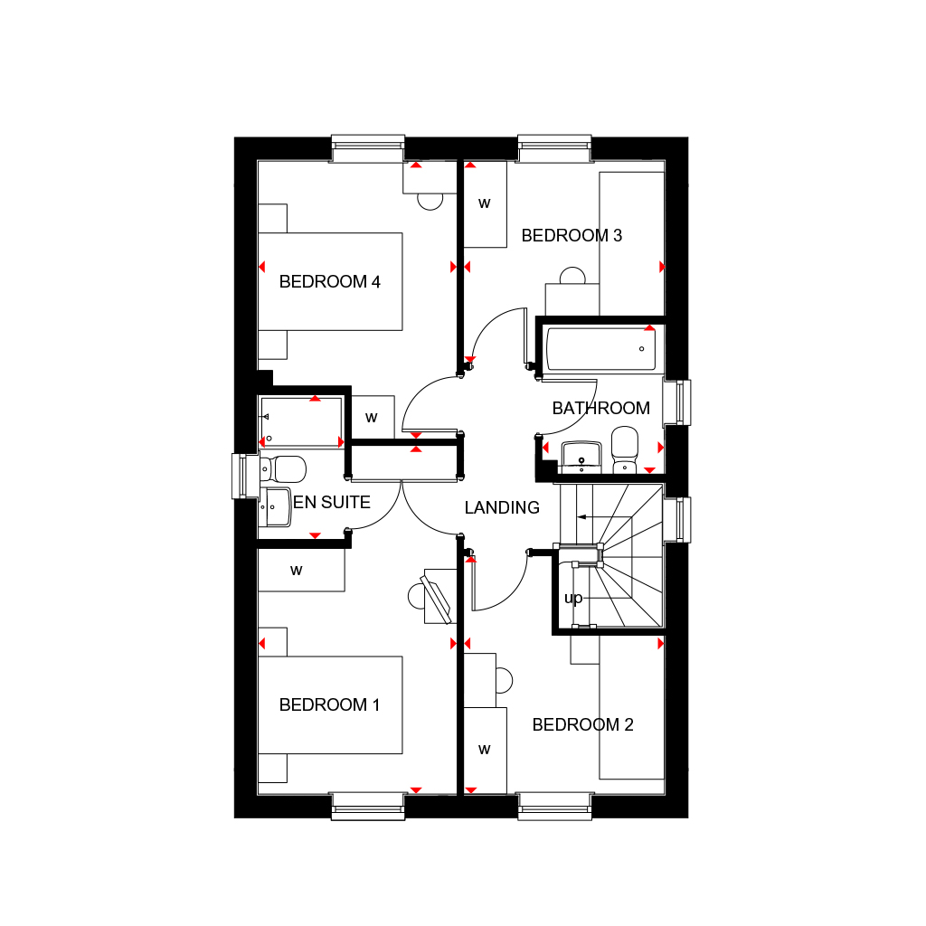 4 Bed Detached House, Fairfax Heath in Ash Thomas by David Wilson Homes