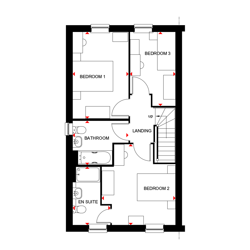3 Bedroom Property, Fairfax Heath in Ash Thomas by David Wilson Homes