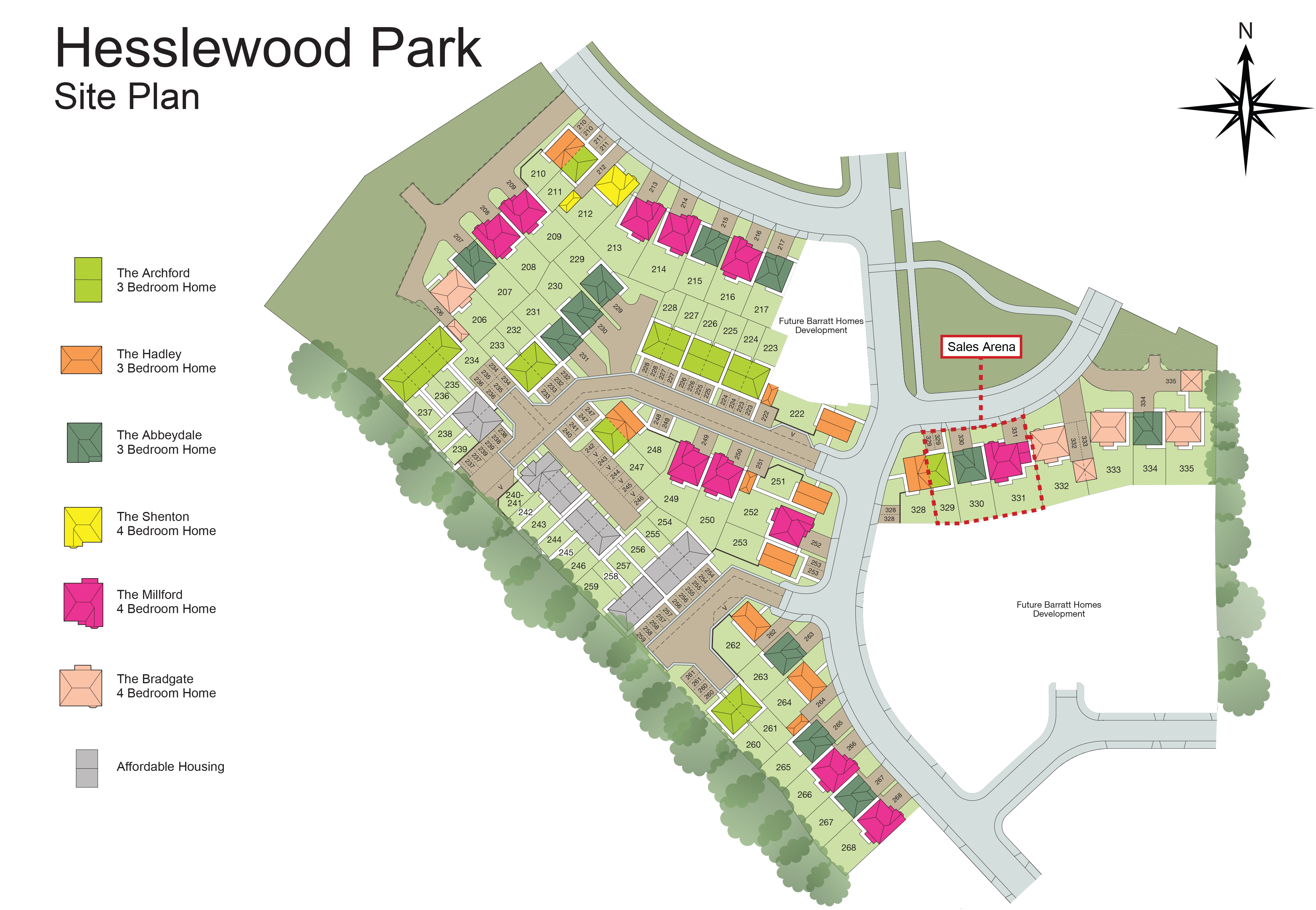 Hesslewood Park in Hessle, Houses by David Wilson Homes
