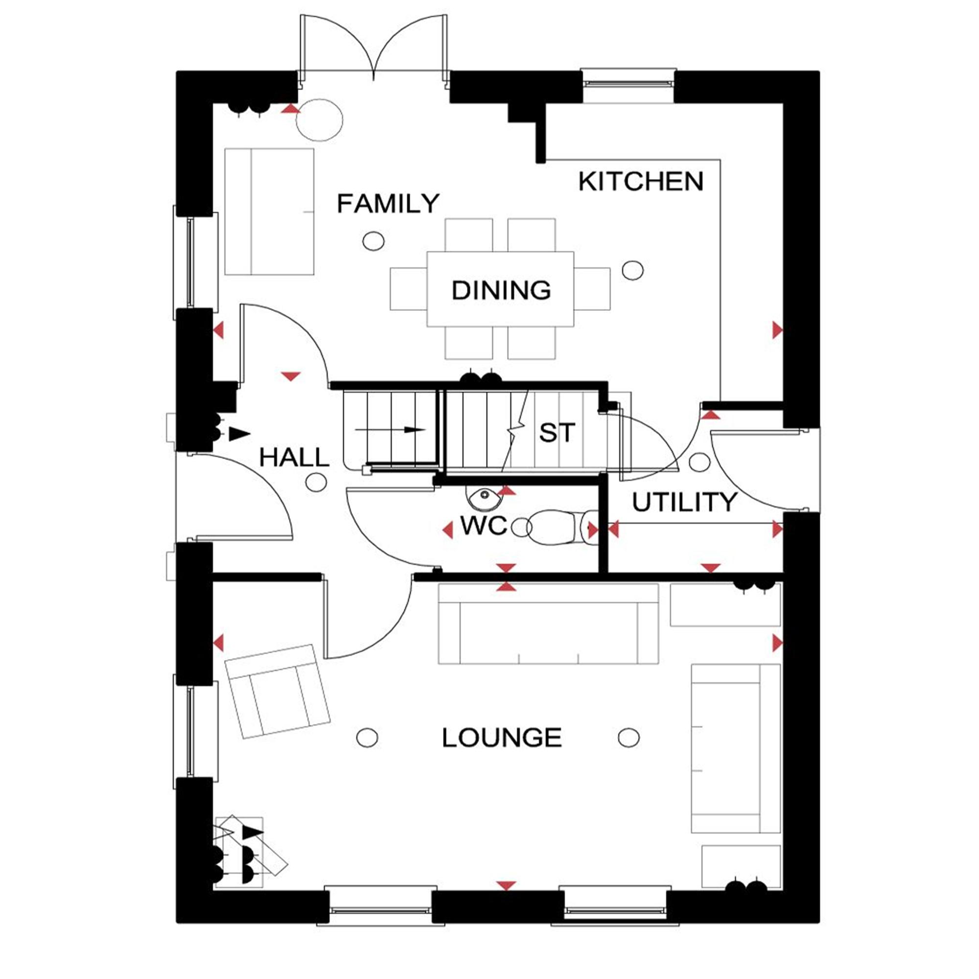 4 Bedroom David Wilson Homes Floor Plans