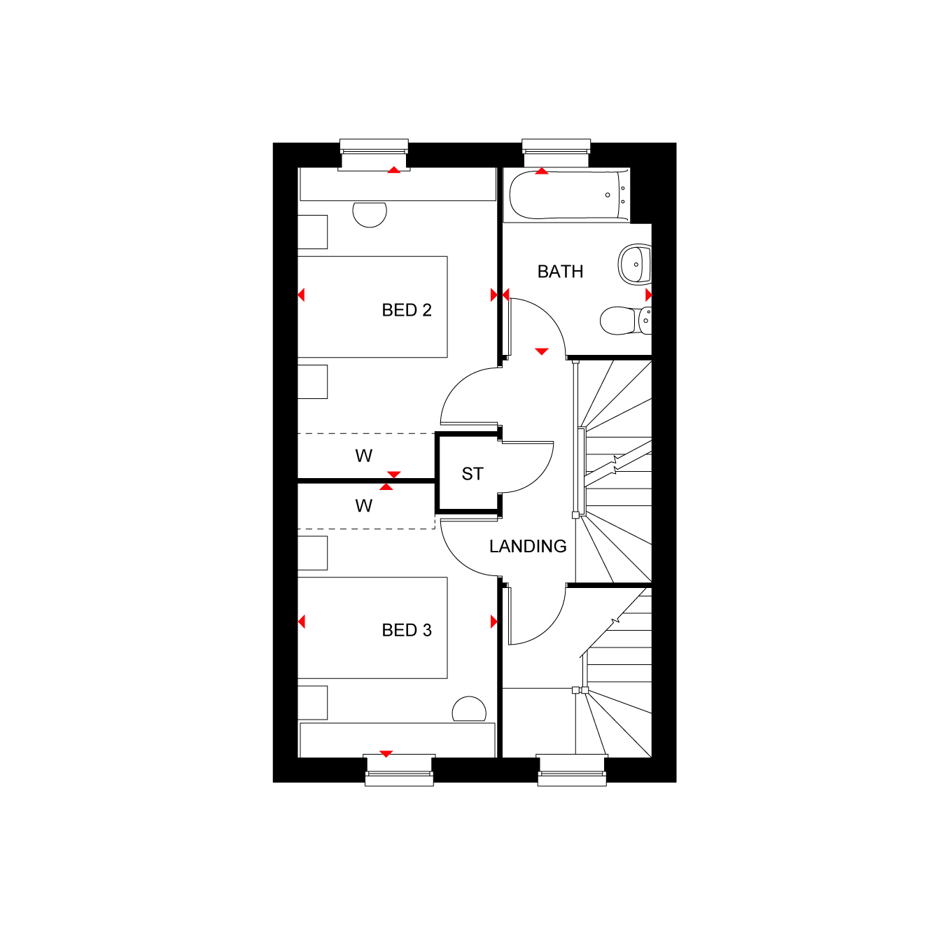 House of 3 Bedrooms, Rose Place in Bicton Heath by David Wilson Homes