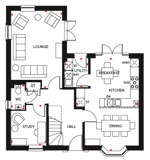 Detached House 4 Bedroom, The Catkins in Parkside, [County] (H8961562)