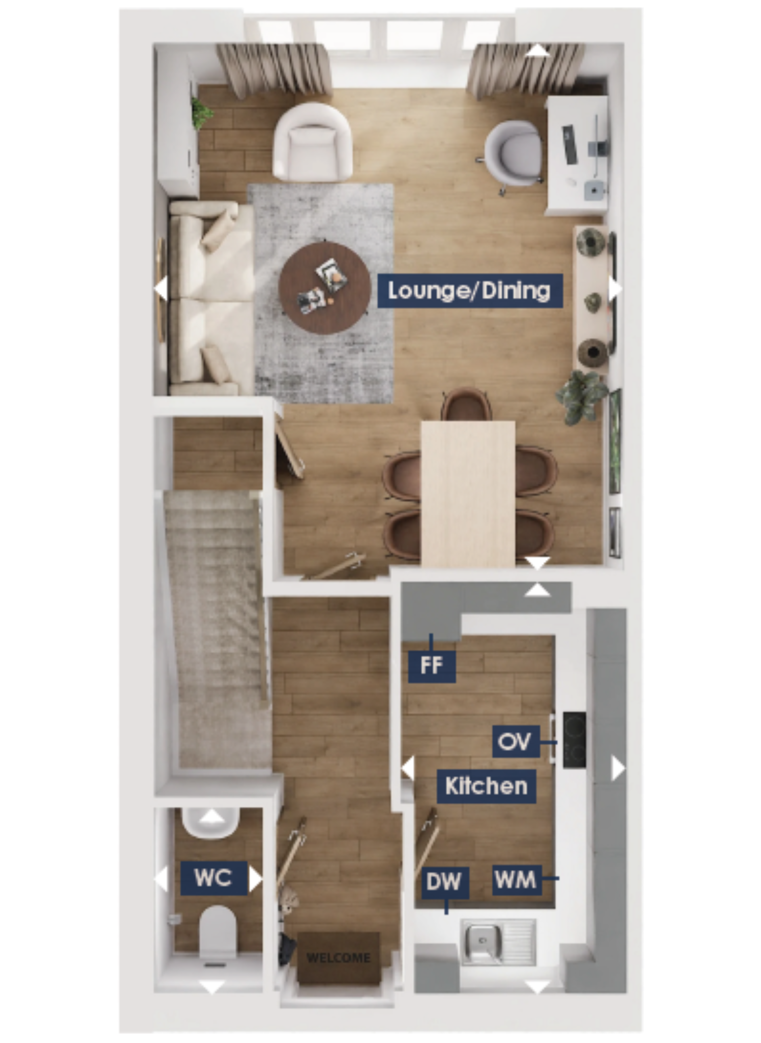 House of 2 Bedrooms, The Coppice in Tingley by David Wilson Homes ...