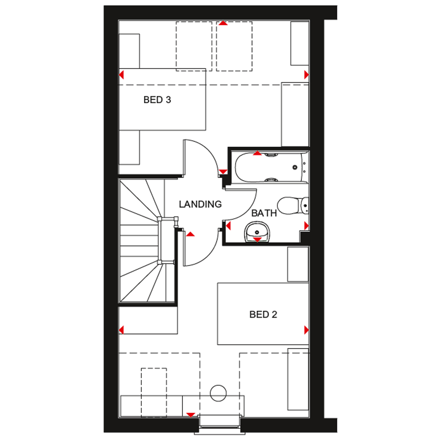 3 Bedroom Apartment, Thoresby Vale in Edwinstowe, [County] (H806675)