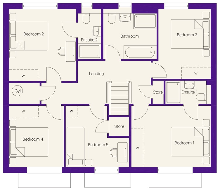 5 Bedroom Property, Scholars` Gardens, Newcastle Upon Tyne in Chapel ...