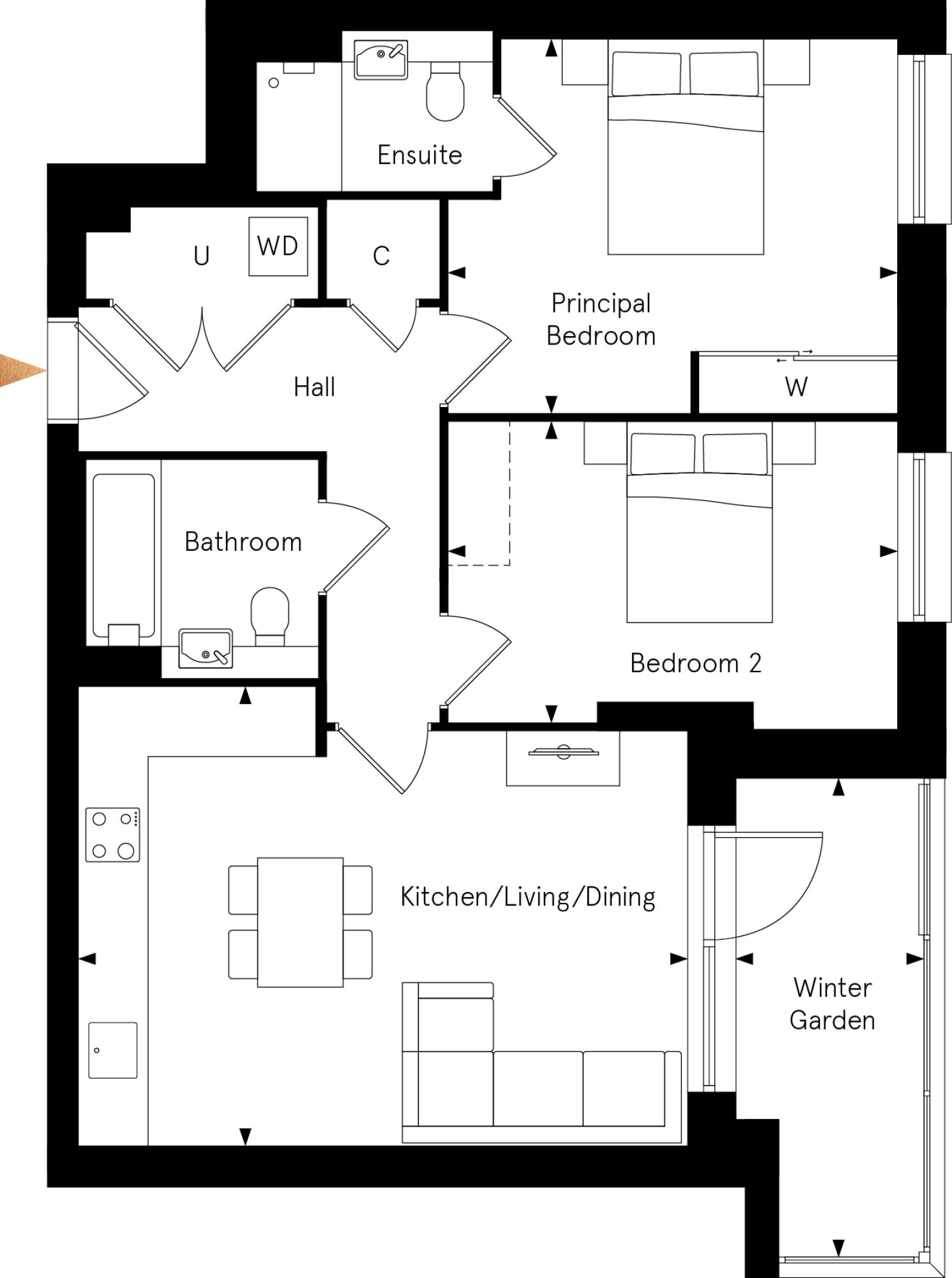 New Build property for sale inHounslow Kew Bridge Rise Apartment 388