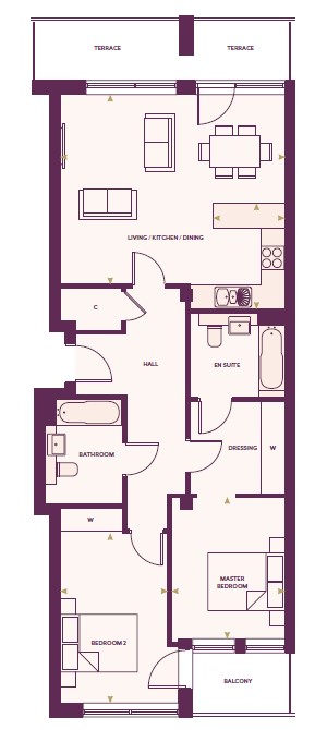 2-bed Apartment