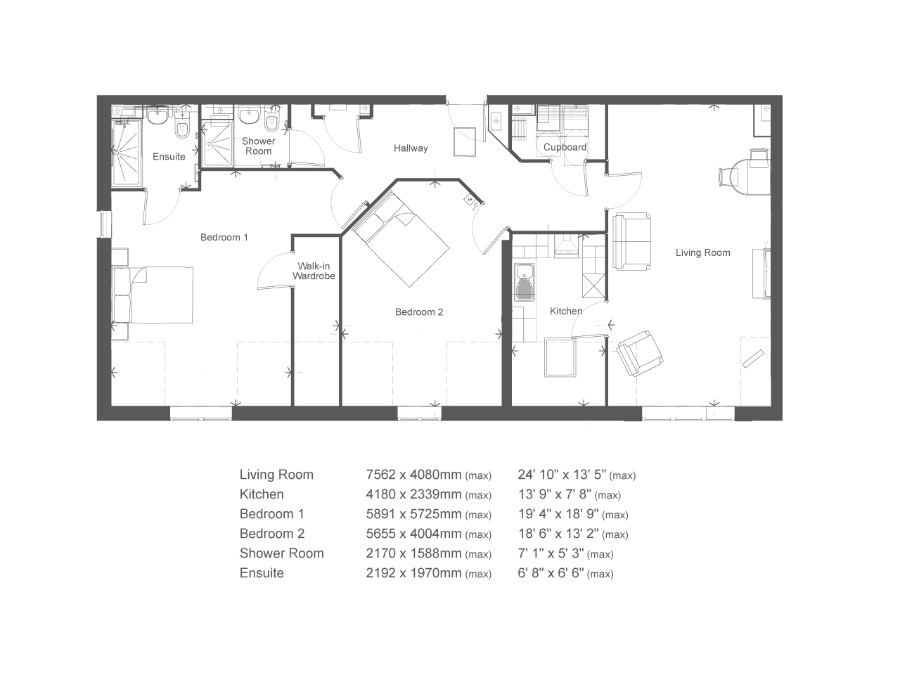 Retirement Property Apartment 9 for £307,999 in Stillington Oaks in