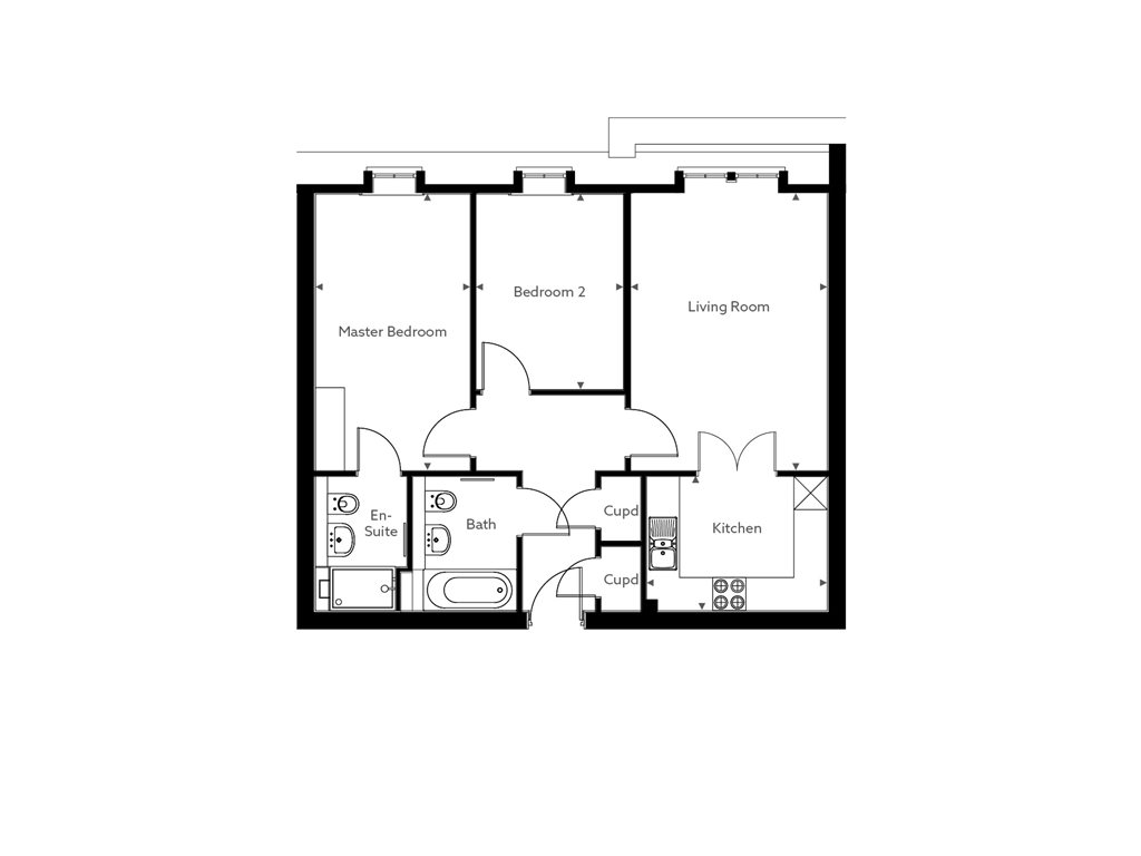 Retirement Property in The Cloisters, Great Missenden by McCarthy Stone (Property 24)