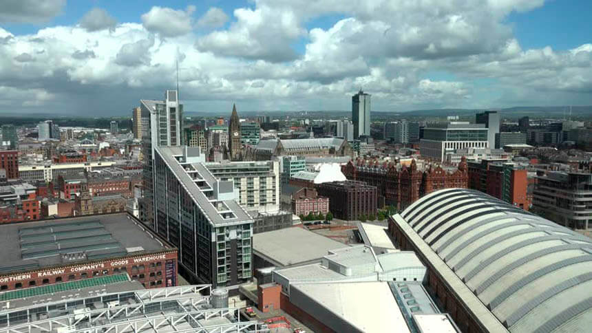 The city of Manchester