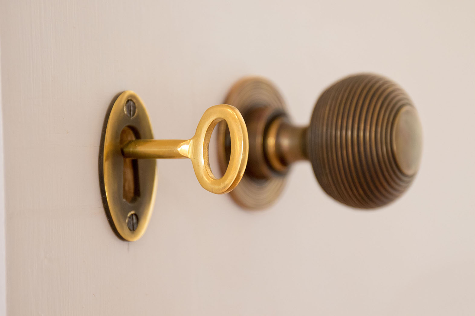 Door knob & key