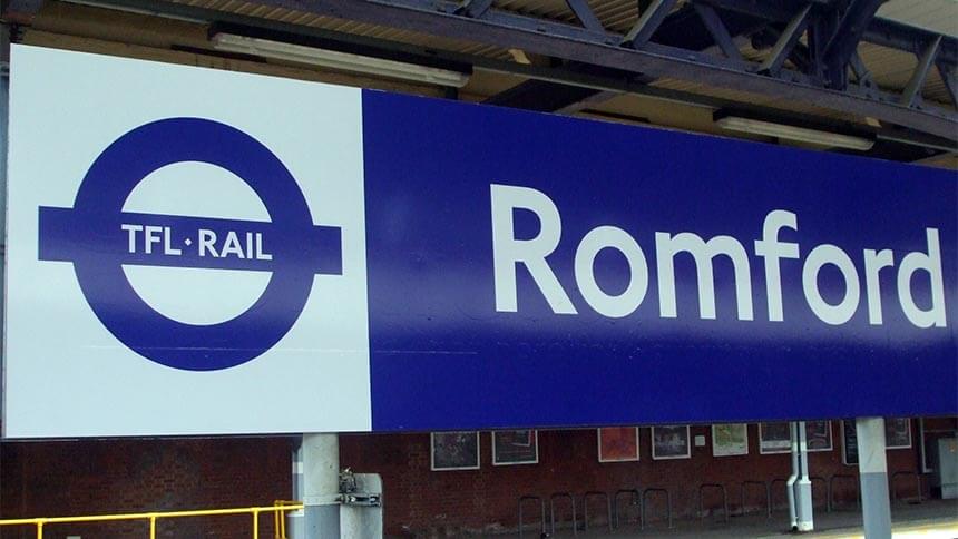 Romford tube station