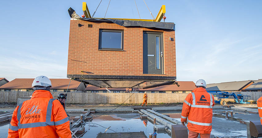 Installation of an ilke Homes module