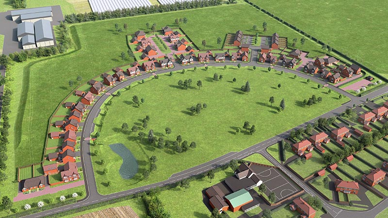 Salford Priors site plan (CALA Homes)